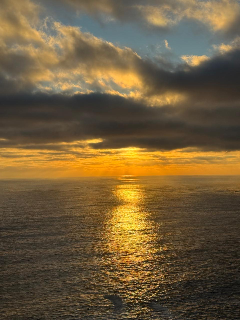 Sunset over the Atlantic from Maiden's Cove