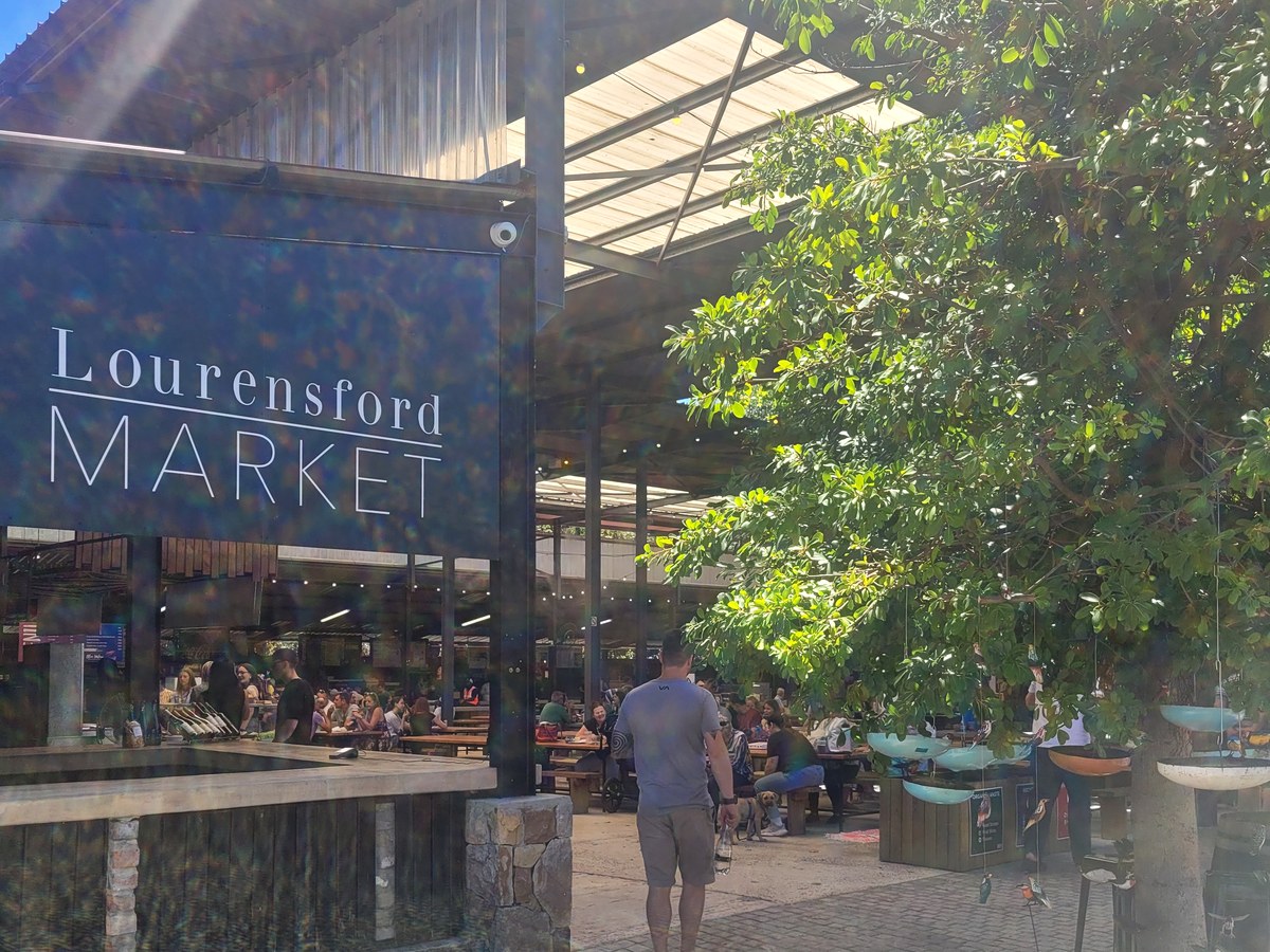 Entrance to Lourensford Market, Somerset West